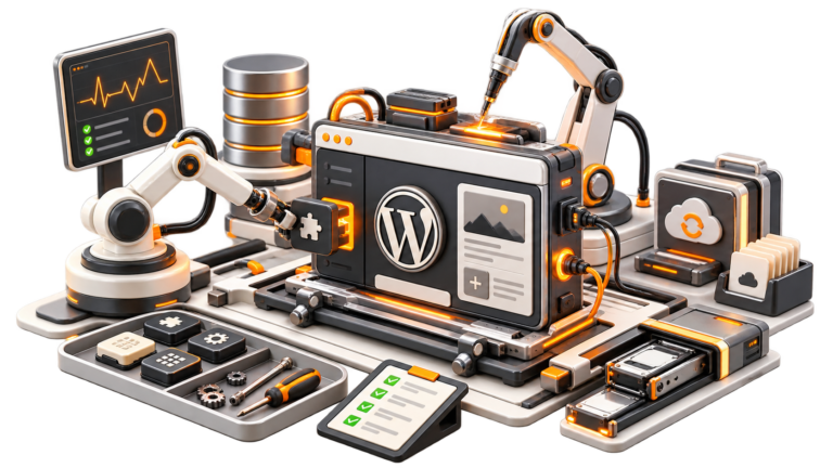 Mantenimiento WordPress con controles técnicos, actualizaciones, copias de seguridad y revisión de los componentes del sitio
