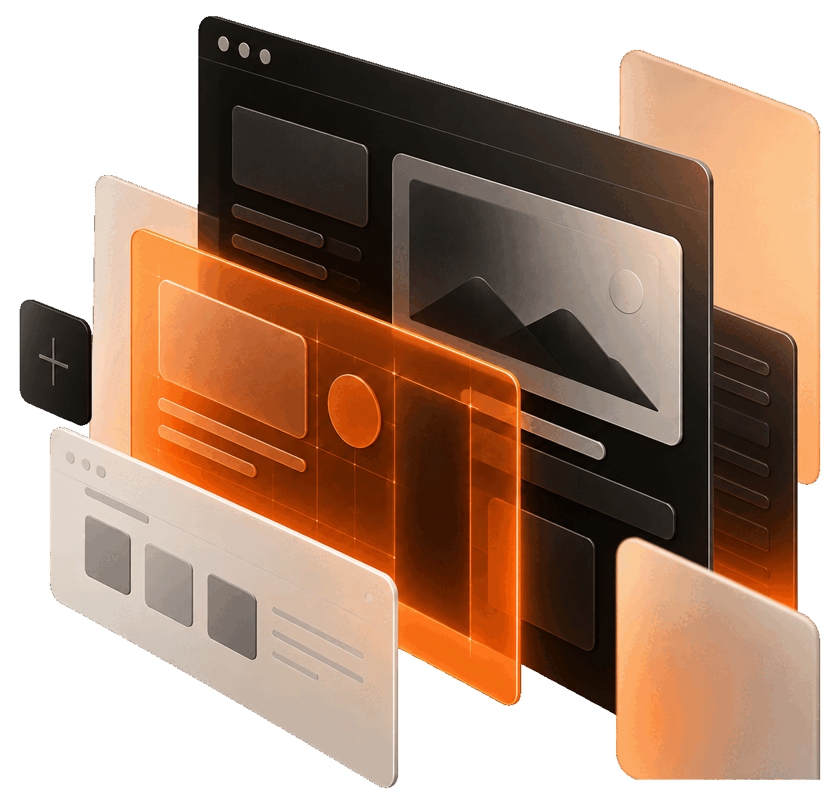 Illustrazione 3D per Digital Noa, agenzia digitale specializzata in siti web, visibilità online e progetti digitali