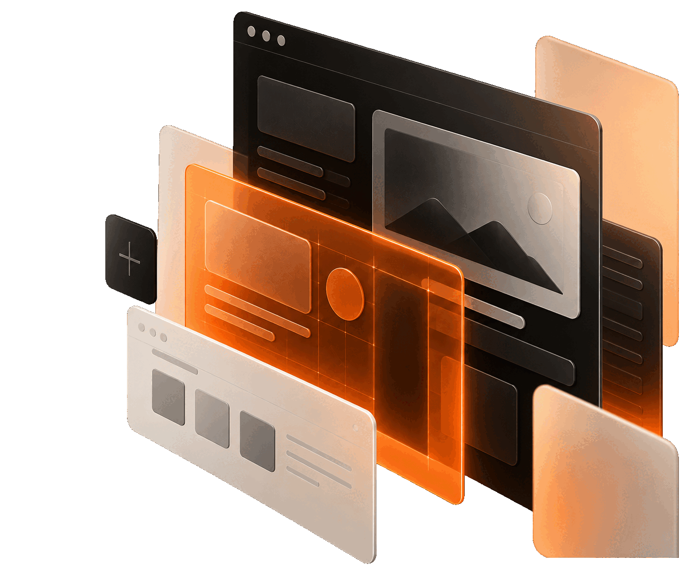 Ilustración 3D para Digital Noa, agencia digital especializada en sitios web, visibilidad online y proyectos digitales