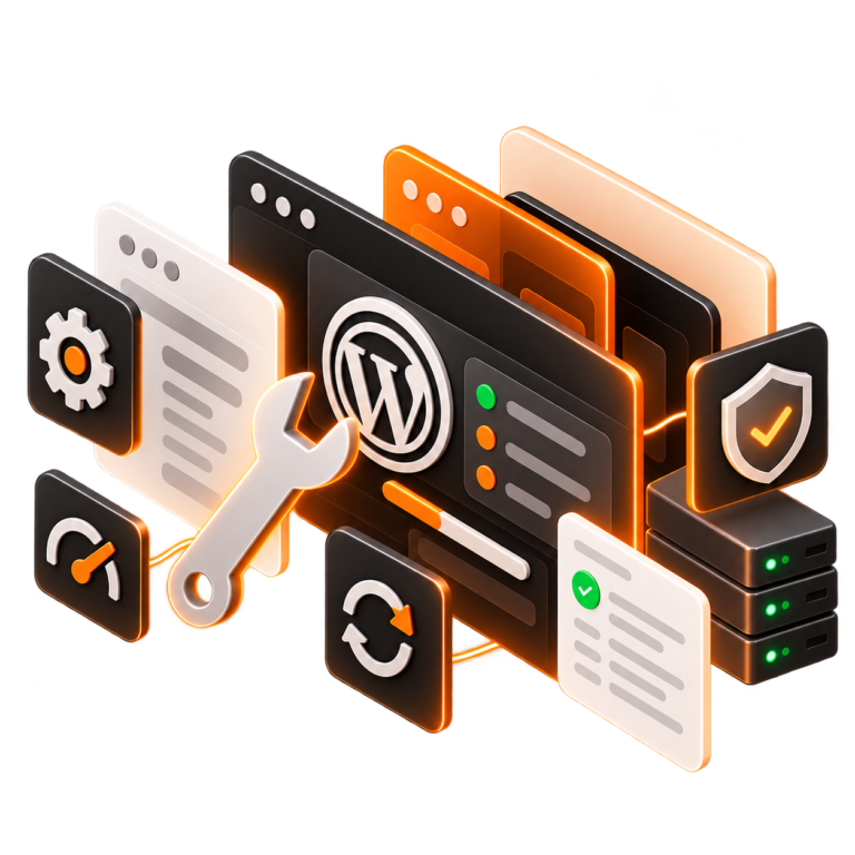 Soporte WordPress para mantenimiento, seguridad y resolución de problemas técnicos