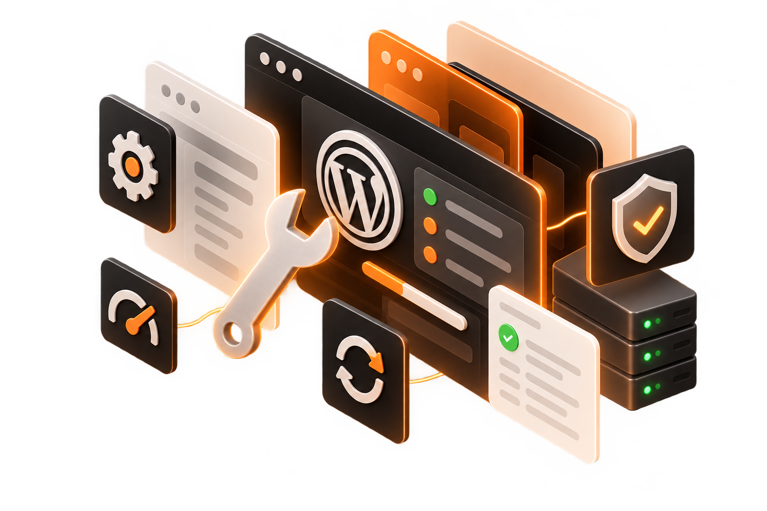 Supporto WordPress per manutenzione, sicurezza e risoluzione di problemi tecnici
